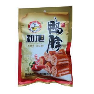 肉類零食-溫州特產 初旭辣味香辣鴨脖 初旭休閑裝鴨脖100g 獨立休閑小包裝-肉.