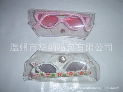 【供應pvc透明眼鏡盒(圖),PVCl軟包,時尚PVC包,透明包,品質好】價格,廠家,圖片,太陽鏡、偏光鏡、時裝鏡,溫州市華納箱包-